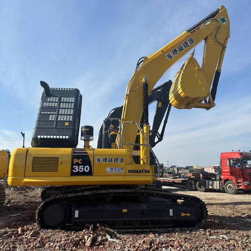 スコンドハンド コマツー 掘削機 PC350-7 中古 35トンの大型 クローラー 掘削機