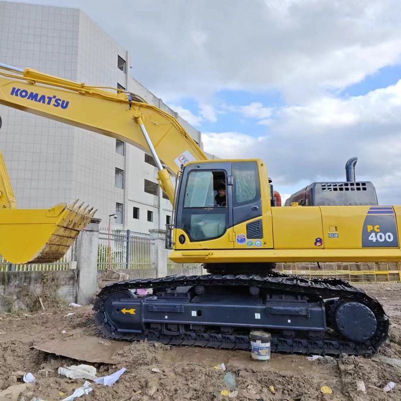 中古のコマツー掘削機 PC400-8 中古の40トンの大型クローラー掘削機