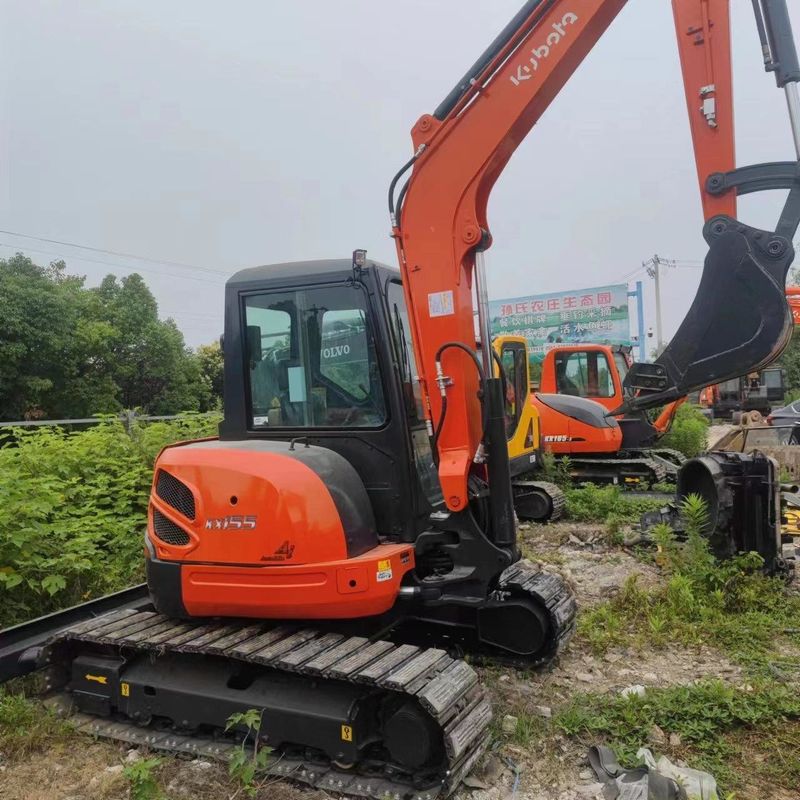 中古クボタ・ディガーKX155 中古 5.5トン小型型ミニクローラー掘削機