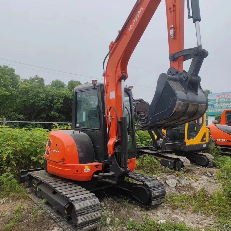 中古クボタ・ディガーKX155 中古 5.5トン小型型ミニクローラー掘削機
