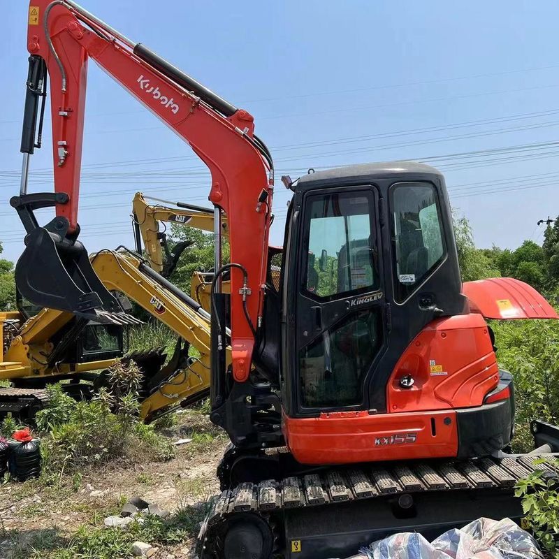 中古クボタ・ディガーKX155 中古 5.5トン小型型ミニクローラー掘削機