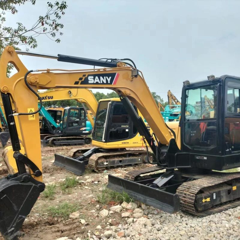 中古のSANY Digger SY60 中古 6トン小型型ミニクローラー掘削機
