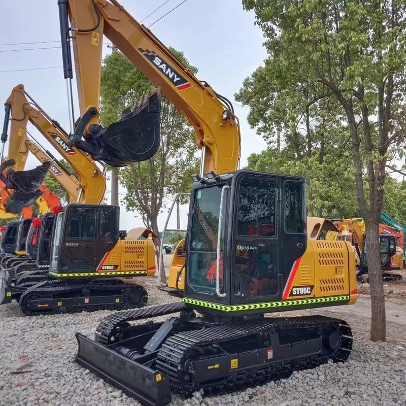 中古 SANY Digger SY95C 中古 9.5トン小型型ミニクローラー掘削機