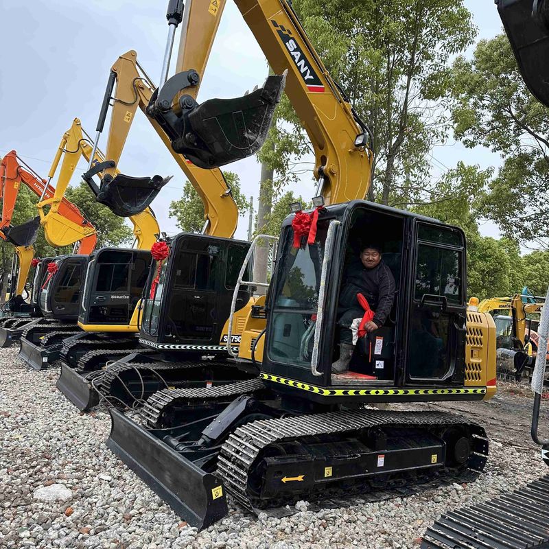 中古のSANY Digger SY95C 中古 9.5トン小型型ミニクローラー掘削機
