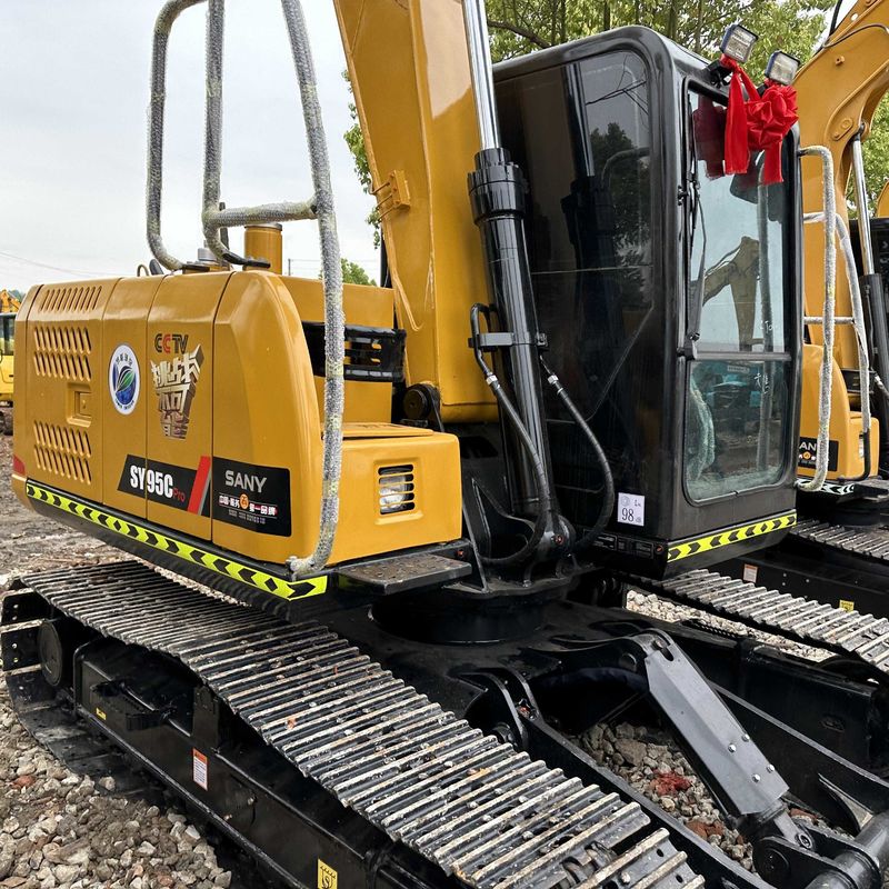 中古のSANY Digger SY95C 中古 9.5トン小型型ミニクローラー掘削機