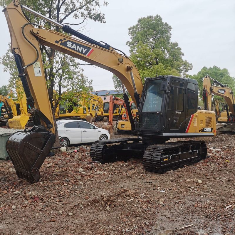 中古 SANY Digger SY155C 中古 15.5 小型クローラー掘削機