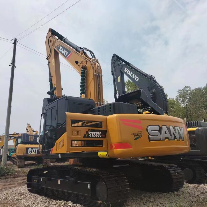 中型クローラー掘削機で使った SANY Digger SY235C 中古 23.5