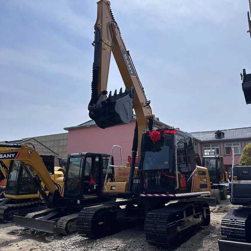 中型クローラー掘削機で使った SANY Digger SY155C 中古 15.5