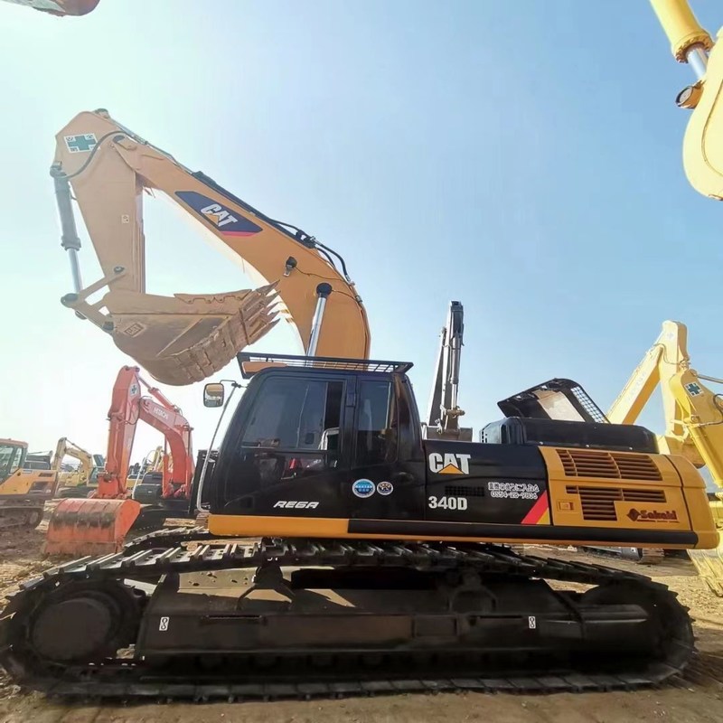 古いCAT 340D機械トレーダーの掘削機40トン208kw 1.9m3バケット容量