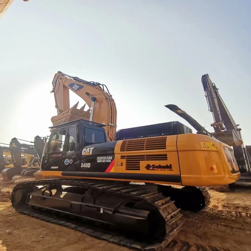 古いCAT 340D機械トレーダーの掘削機40トン208kw 1.9m3バケット容量