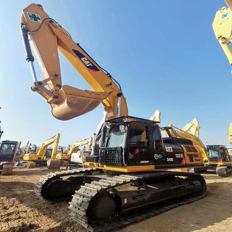 古いCAT 340D機械トレーダーの掘削機40トン208kw 1.9m3バケット容量