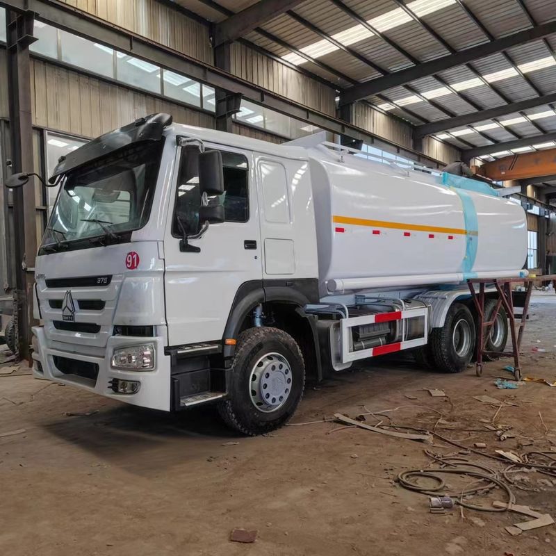 ホウ 371 中古燃料タンカー トラック 燃料配送 シノトーク 375 6x4 22m3 2000L 8x4