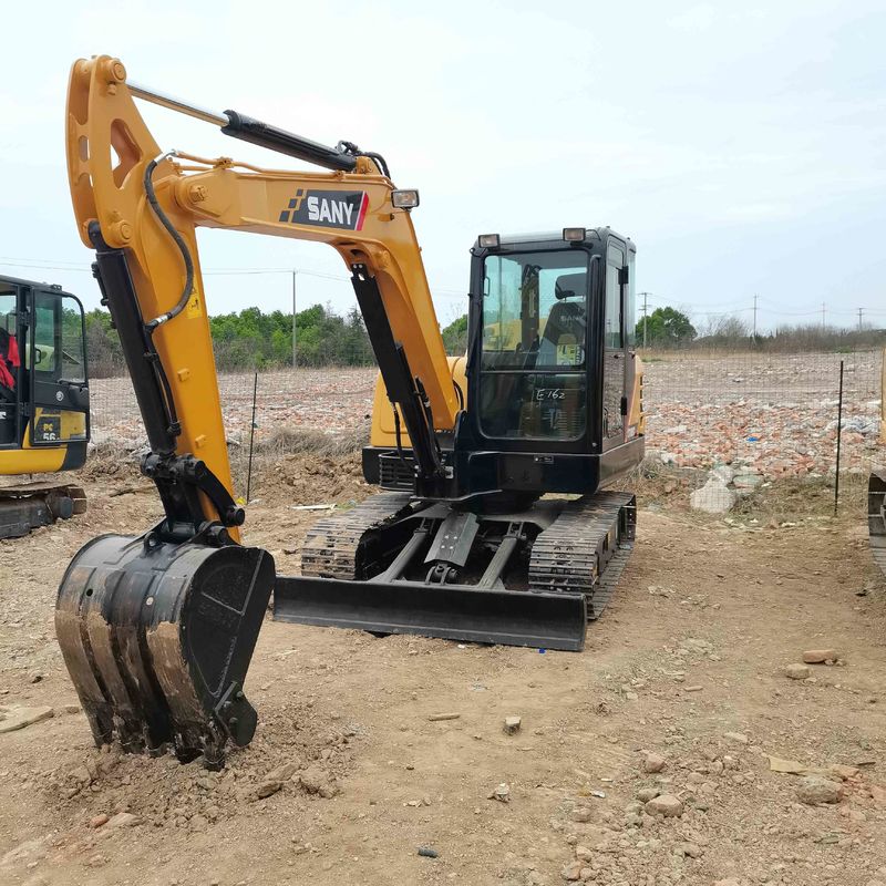 中古のSANY Digger SY60 中古 6トン小型型ミニクローラー掘削機
