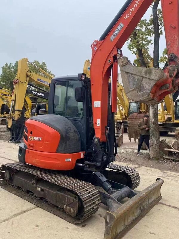 中古クボタ・ディガーKX163 中古 5.5トン小型型ミニクローラー掘削機 35.5kw