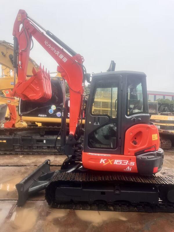 中古 クボタ 掘削機 KX163 5.5トン 小型 ミニ クローラー 掘削機 35.5kw 0.19m3 バケツ